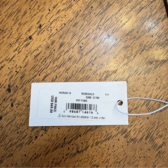 Pink heart Kate Spade keychain - Picture 6 of 6